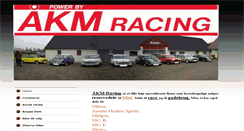 Desktop Screenshot of akmracing.dk